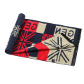 Premium en stock drapeau UK impression conception tricoté écharpe hommes en gros